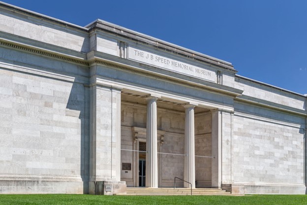 An exterior shot of the Speed Memorial Museum